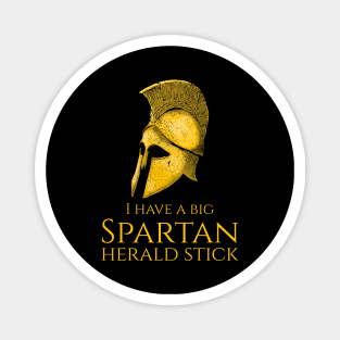 Spartan herald stick - Lysistrata Magnet